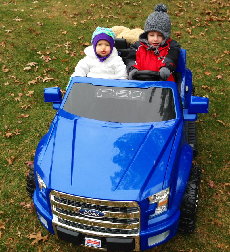Illustration for article titled 2015 Ford F-150 Power Wheels: The Four-Year-Old Kid Review